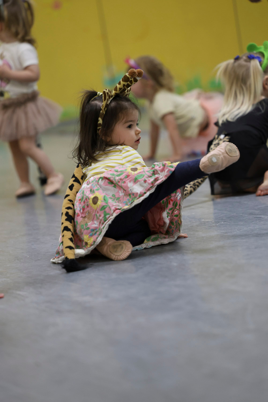 Our dance studio isn't strictly about Dance. It's all about learning to be a good human; and that means playing dress up, acting like animals and learning social skills like wait my turn and clean up through fun follow along songs!
.
Come move, learn and grow with us. We're here every day of the week